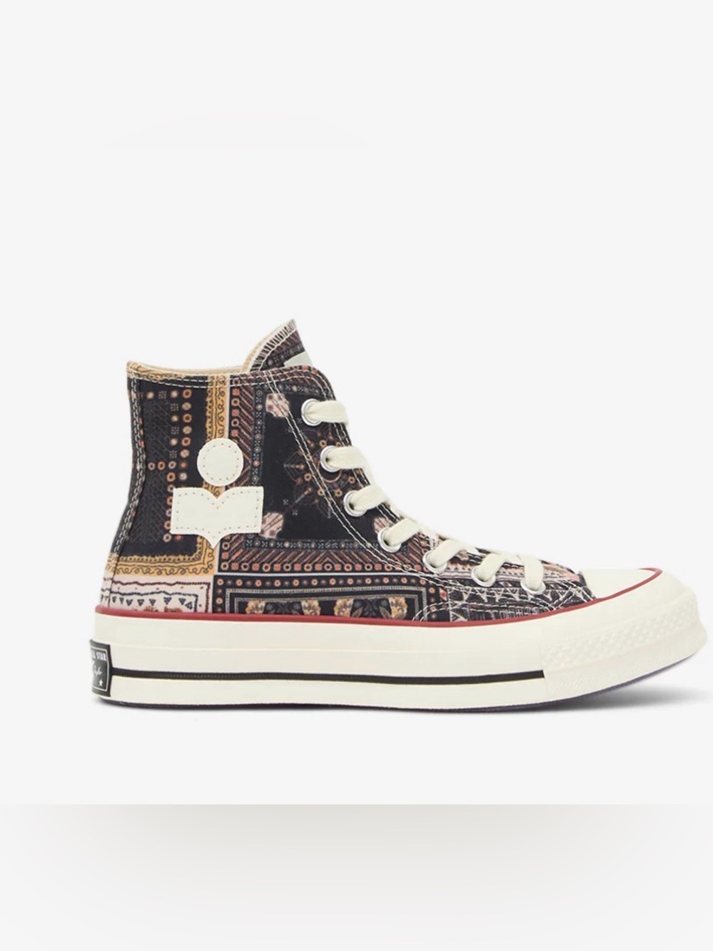 NEW Isabel Marant X Converse Chuck Taylor 70 Hi Sneakers 6.5M 8.5W 39.5 Bandana